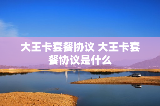 大王卡套餐协议 大王卡套餐协议是什么