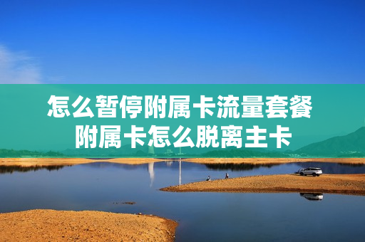 怎么暂停附属卡流量套餐 附属卡怎么脱离主卡