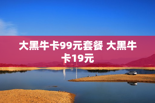 大黑牛卡99元套餐 大黑牛卡19元