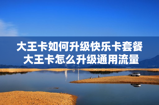 大王卡如何升级快乐卡套餐 大王卡怎么升级通用流量
