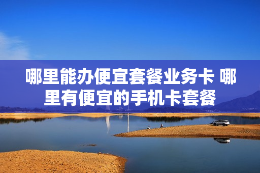 哪里能办便宜套餐业务卡 哪里有便宜的手机卡套餐