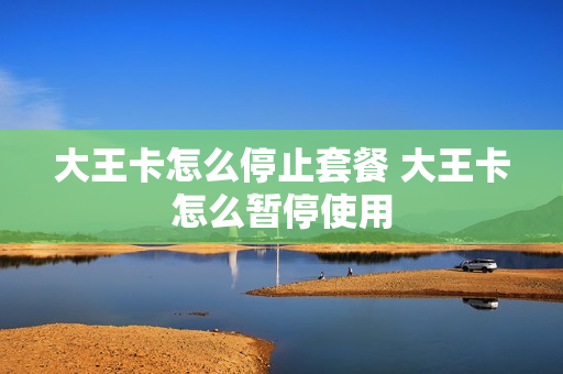 大王卡怎么停止套餐 大王卡怎么暂停使用