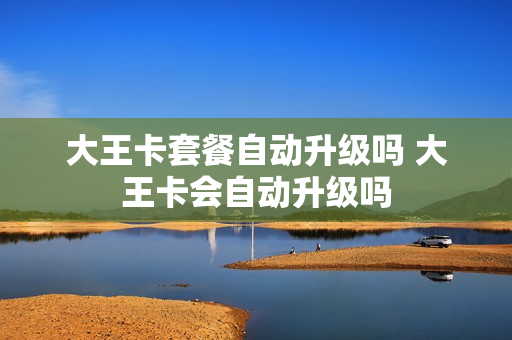 大王卡套餐自动升级吗 大王卡会自动升级吗