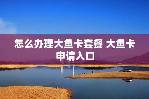 怎么办理大鱼卡套餐 大鱼卡申请入口