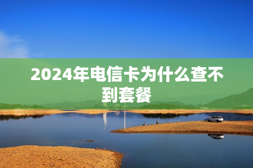 2024年电信卡为什么查不到套餐