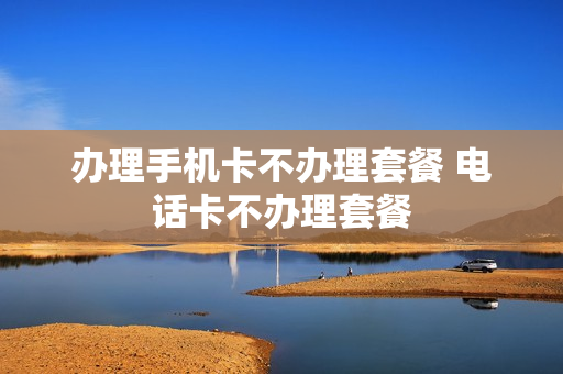 办理手机卡不办理套餐 电话卡不办理套餐
