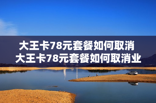 大王卡78元套餐如何取消 大王卡78元套餐如何取消业务
