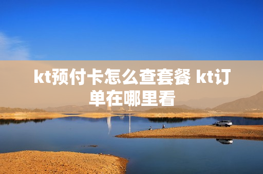 kt预付卡怎么查套餐 kt订单在哪里看