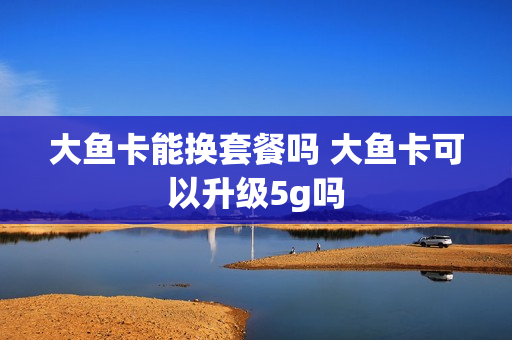 大鱼卡能换套餐吗 大鱼卡可以升级5g吗