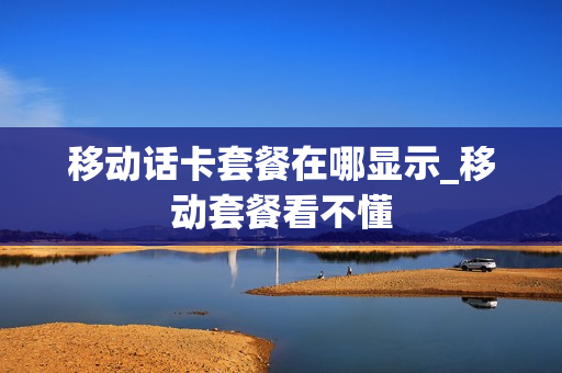 移动话卡套餐在哪显示_移动套餐看不懂