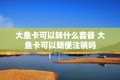 大鱼卡可以转什么套餐 大鱼卡可以随便注销吗