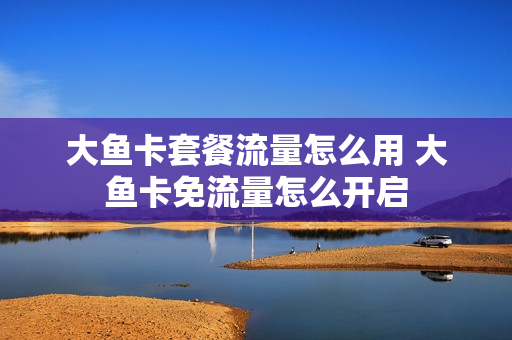 大鱼卡套餐流量怎么用 大鱼卡免流量怎么开启