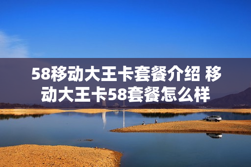 58移动大王卡套餐介绍 移动大王卡58套餐怎么样
