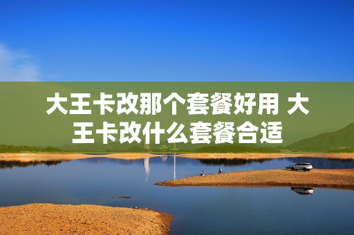 大王卡改那个套餐好用 大王卡改什么套餐合适