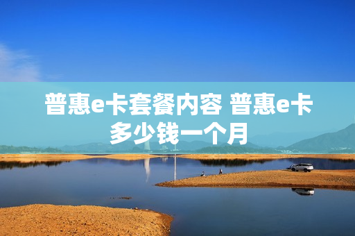 普惠e卡套餐内容 普惠e卡多少钱一个月