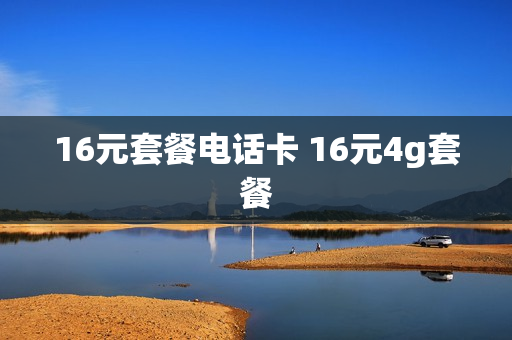 16元套餐电话卡 16元4g套餐