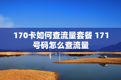 170卡如何查流量套餐 171号码怎么查流量