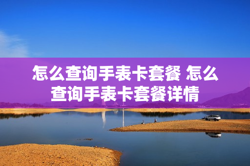 怎么查询手表卡套餐 怎么查询手表卡套餐详情