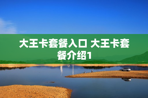 大王卡套餐入口 大王卡套餐介绍1
