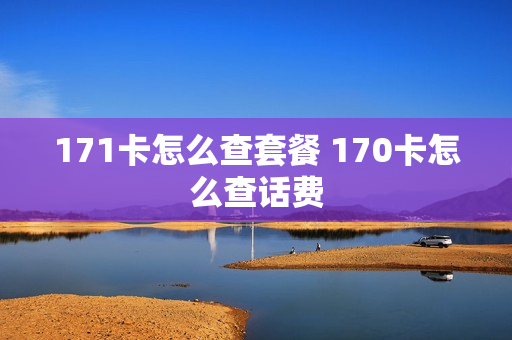 171卡怎么查套餐 170卡怎么查话费