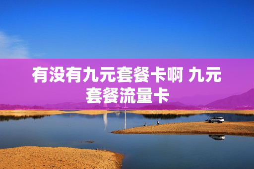 有没有九元套餐卡啊 九元套餐流量卡