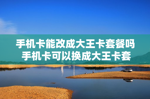 手机卡能改成大王卡套餐吗 手机卡可以换成大王卡套餐吗