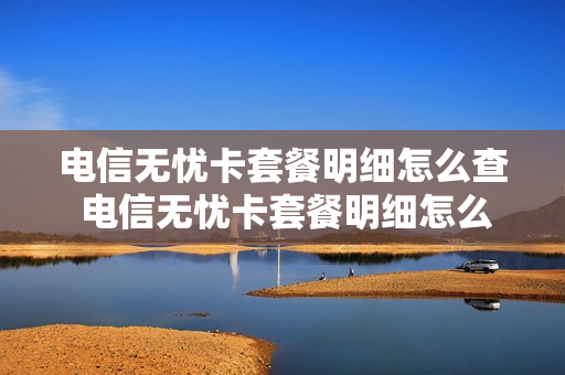 电信无忧卡套餐明细怎么查 电信无忧卡套餐明细怎么查看