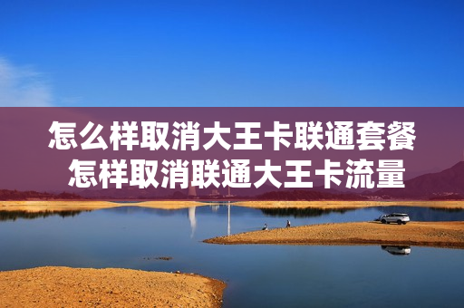 怎么样取消大王卡联通套餐 怎样取消联通大王卡流量套餐