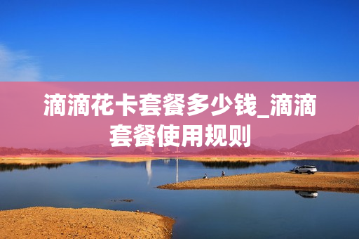 滴滴花卡套餐多少钱_滴滴套餐使用规则