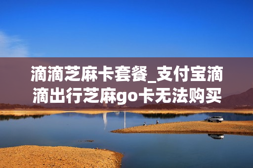 滴滴芝麻卡套餐_支付宝滴滴出行芝麻go卡无法购买