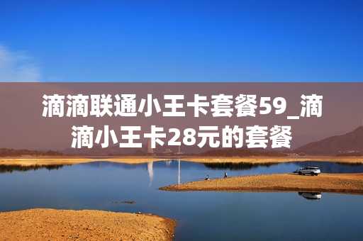 滴滴联通小王卡套餐59_滴滴小王卡28元的套餐