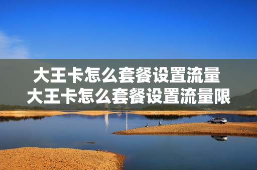 大王卡怎么套餐设置流量 大王卡怎么套餐设置流量限制