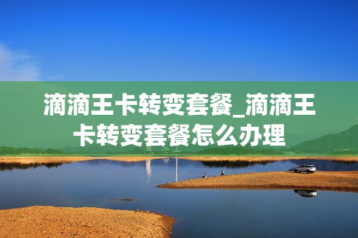 滴滴王卡转变套餐_滴滴王卡转变套餐怎么办理