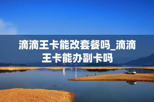 滴滴王卡能改套餐吗_滴滴王卡能办副卡吗