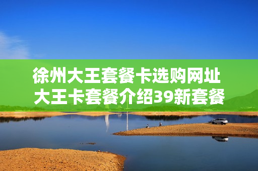 徐州大王套餐卡选购网址 大王卡套餐介绍39新套餐
