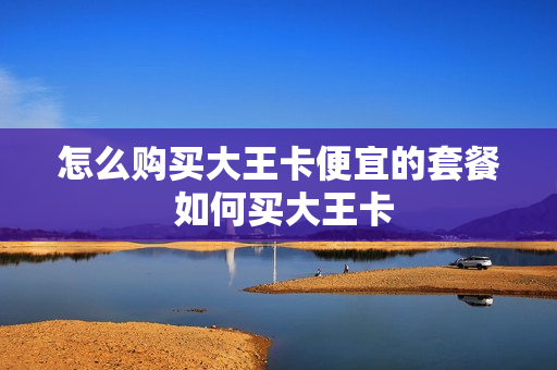 怎么购买大王卡便宜的套餐 如何买大王卡