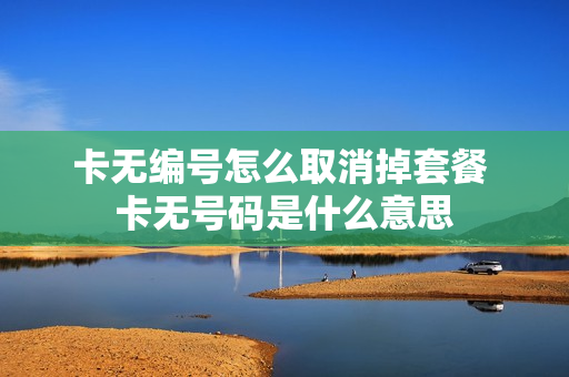 卡无编号怎么取消掉套餐 卡无号码是什么意思