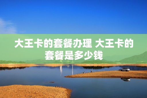 大王卡的套餐办理 大王卡的套餐是多少钱