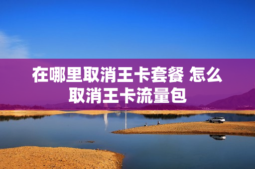 在哪里取消王卡套餐 怎么取消王卡流量包