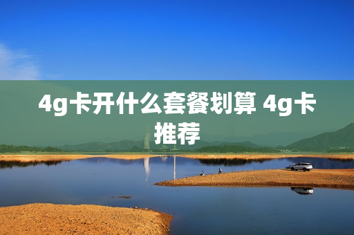4g卡开什么套餐划算 4g卡推荐