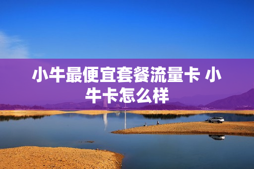 小牛最便宜套餐流量卡 小牛卡怎么样