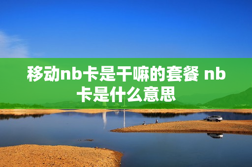 移动nb卡是干嘛的套餐 nb卡是什么意思