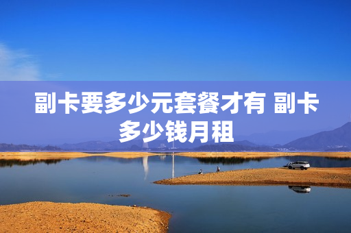 副卡要多少元套餐才有 副卡多少钱月租