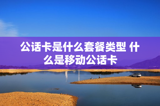 公话卡是什么套餐类型 什么是移动公话卡