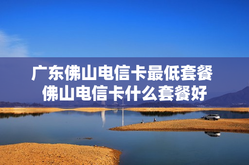 广东佛山电信卡最低套餐 佛山电信卡什么套餐好