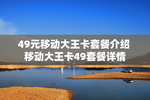 49元移动大王卡套餐介绍 移动大王卡49套餐详情