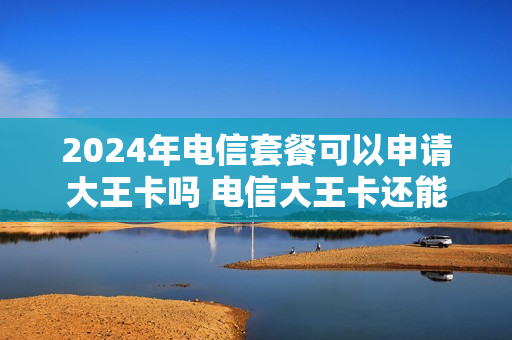 2024年电信套餐可以申请大王卡吗 电信大王卡还能办吗