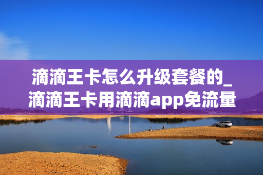 滴滴王卡怎么升级套餐的_滴滴王卡用滴滴app免流量吗