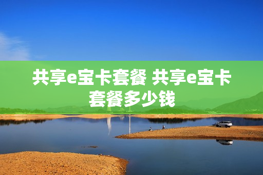 共享e宝卡套餐 共享e宝卡套餐多少钱
