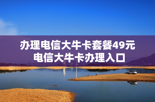 办理电信大牛卡套餐49元 电信大牛卡办理入口